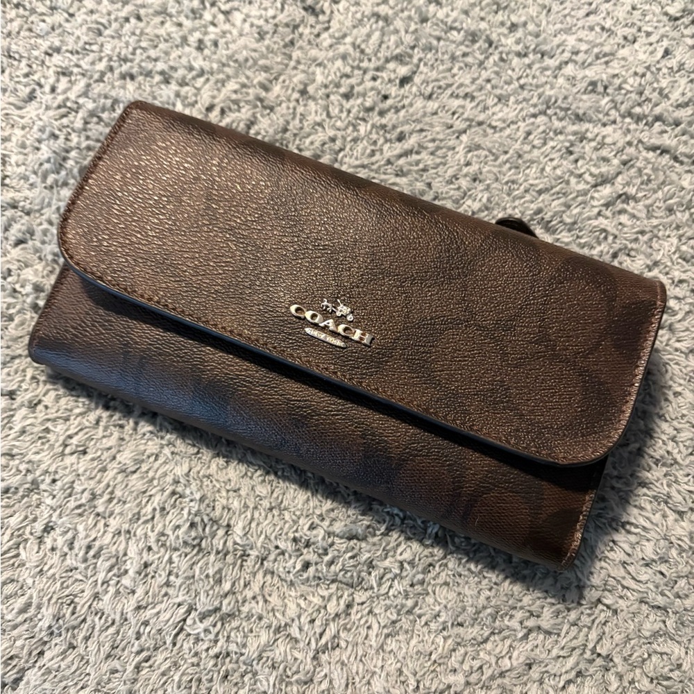 Coach Brown Signature Wallet